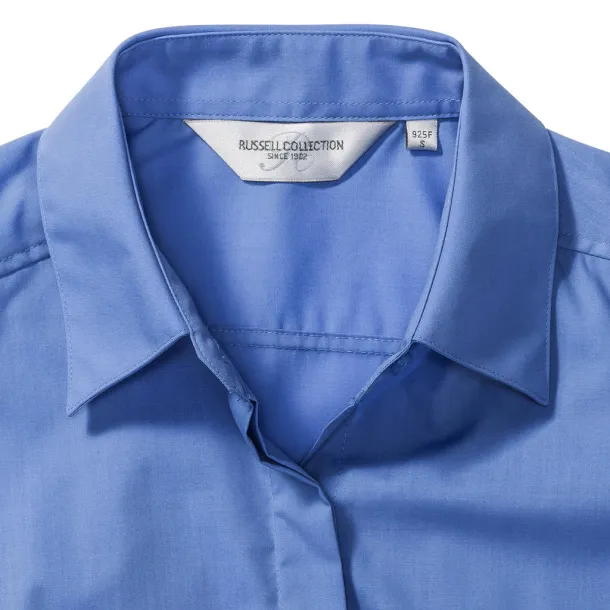  Ladies' Fitted Poplin Shirt - Russell 