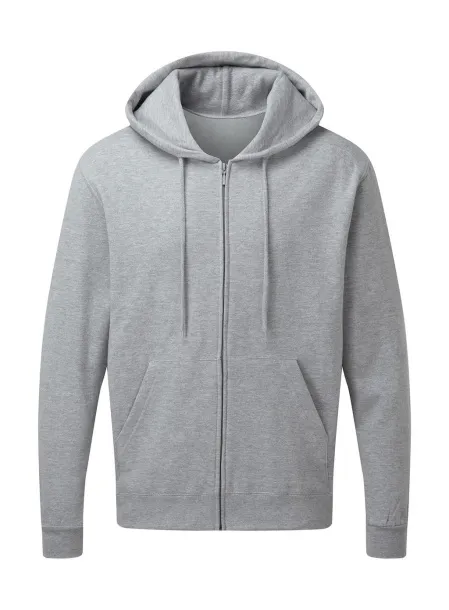  Men's Zip Hood - SG Light Oxford