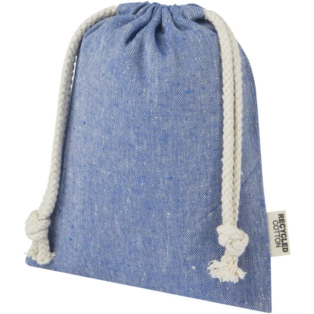 Pheebs 0,5L mala poklon vrećica od GRS recikliranog pamuka, 150g/m² - Unbranded Heather blue