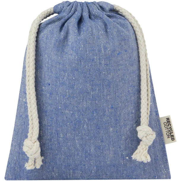 Pheebs 0,5L mala poklon vrećica od GRS recikliranog pamuka, 150g/m² - Unbranded Heather blue