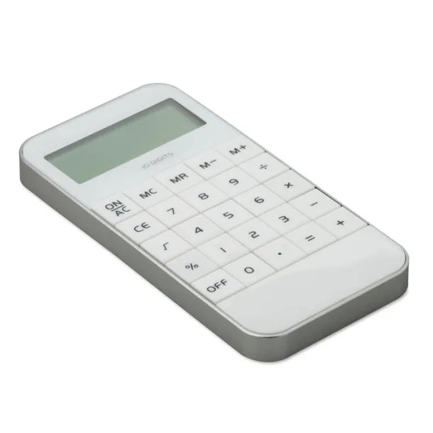 ZACK 10 digit display Calculator White