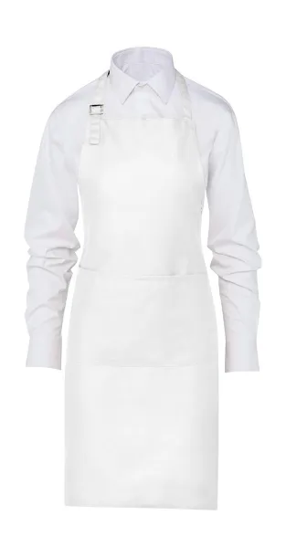  Lisbon 100% Cotton Bib Apron - SG Accessories - BISTRO Bijela