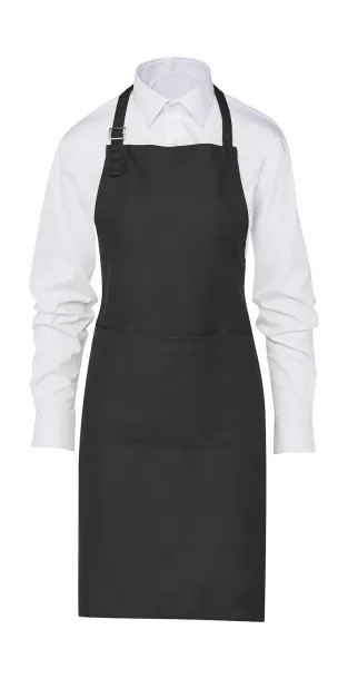  Lisbon 100% Cotton Bib Apron - SG Accessories - BISTRO (Ex JASSZ Bistro) Black