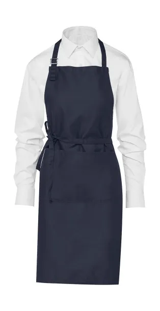  Lisbon 100% Cotton Bib Apron - SG Accessories - BISTRO (Ex JASSZ Bistro) Navy