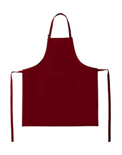  Lisbon 100% Cotton Bib Apron - SG Accessories - BISTRO Crvena