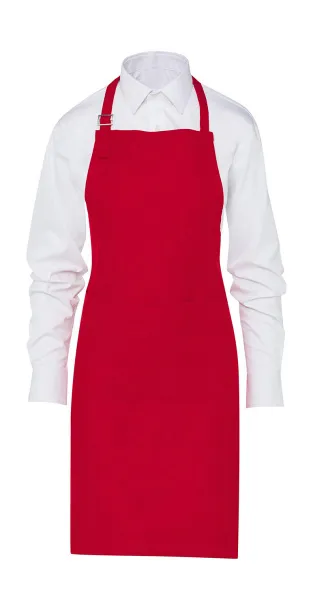  Lisbon 100% Cotton Bib Apron - SG Accessories - BISTRO Crvena