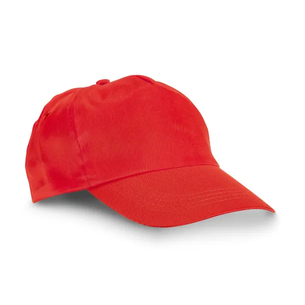 RUFAI 100% cotton cap - Bagbase Red