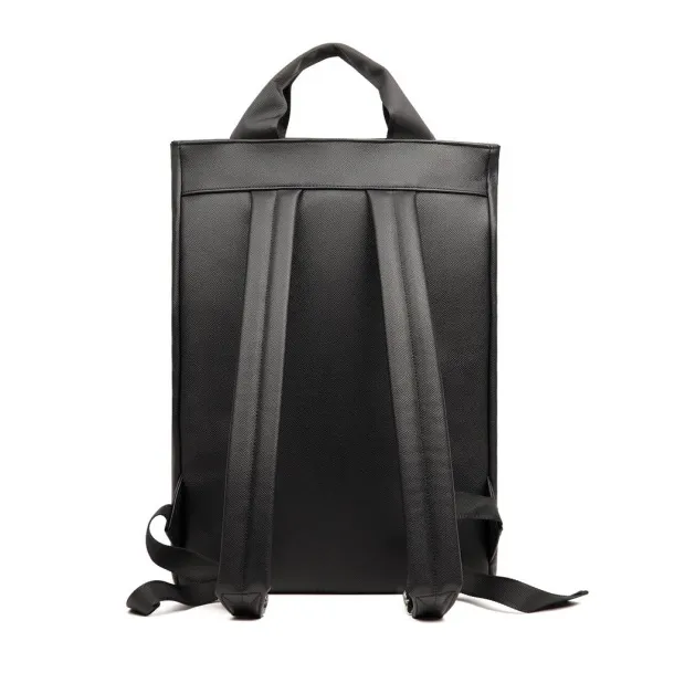  VINGA Bermond RCS recycled PU backpack - Vinga Black 