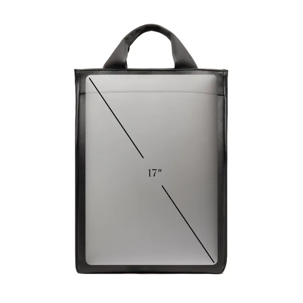  VINGA Bermond ruksak od RCS recikliranog PU-a, 15,6" - Vinga Crna