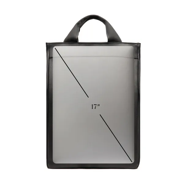  VINGA Bermond ruksak od RCS recikliranog PU-a, 15,6" - Vinga Crna