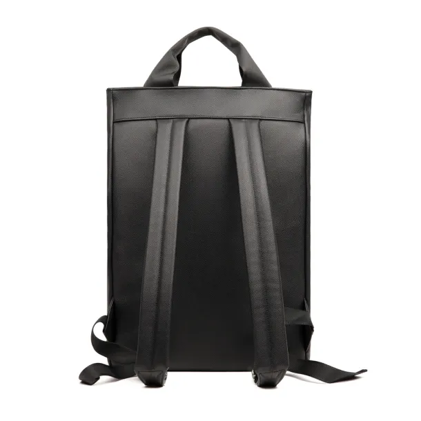  VINGA Bermond ruksak od RCS recikliranog PU-a, 15,6" - Vinga Crna