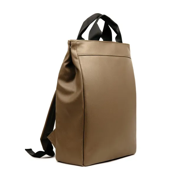  VINGA Bermond RCS recycled PU backpack - Vinga brown 