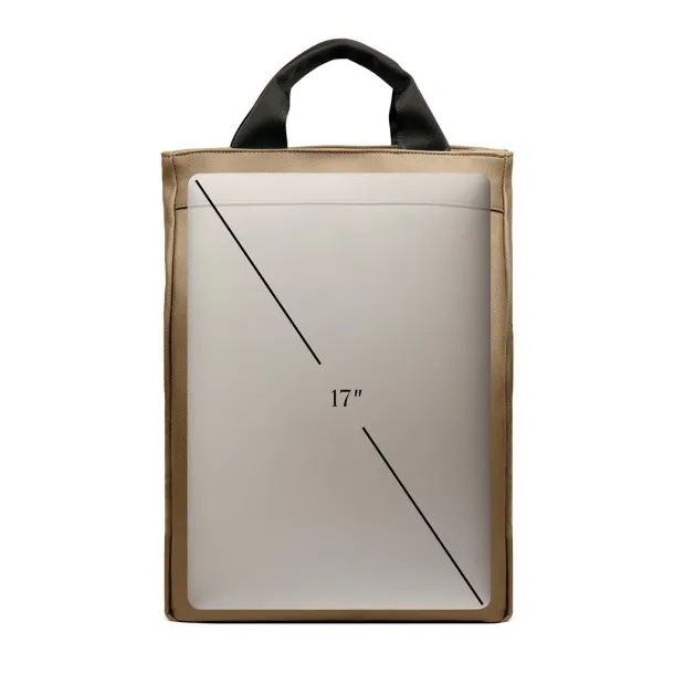  VINGA Bermond ruksak od RCS recikliranog PU-a, 15,6" - Vinga brown