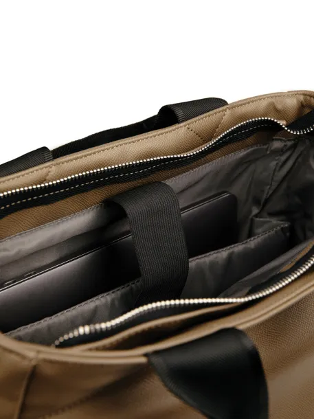  VINGA Bermond ruksak od RCS recikliranog PU-a, 15,6" - Vinga brown