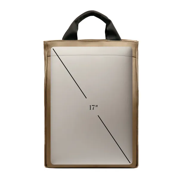  VINGA Bermond ruksak od RCS recikliranog PU-a, 15,6" - Vinga brown