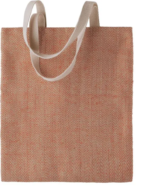  100% NATURAL YARN DYED JUTE BAG - Kimood Natural Saffron