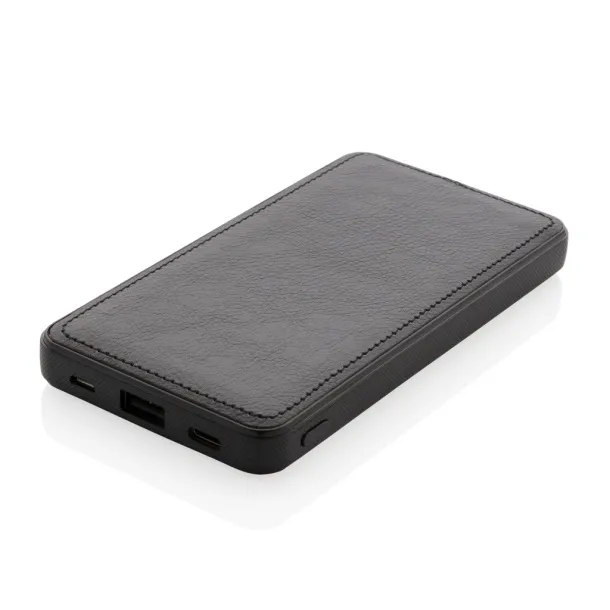  Tusca 10.000 mAh PU powerbank - XD Xclusive Black 