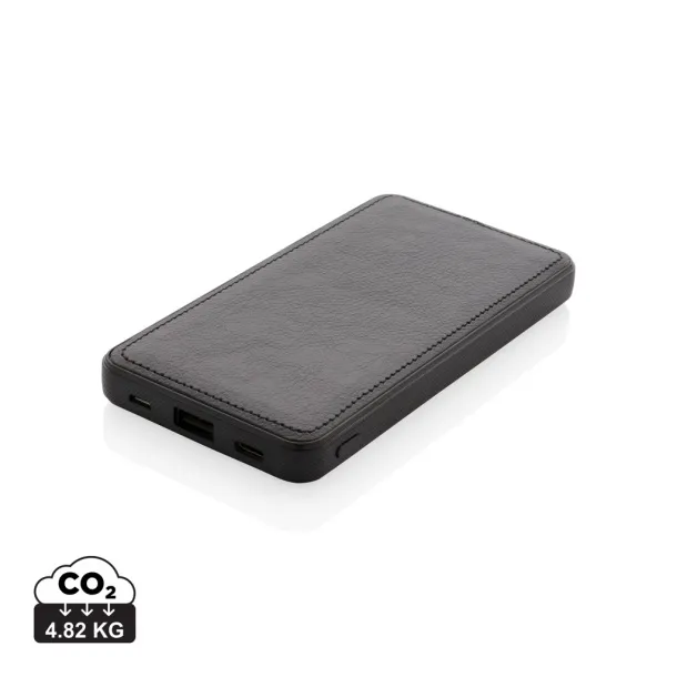  10.000 mAh (PU) kožni powerbank - XD Xclusive Crna 