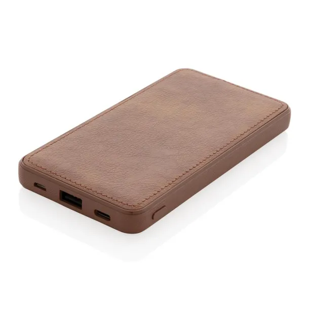  Tusca 10.000 mAh PU powerbank - XD Xclusive Brown