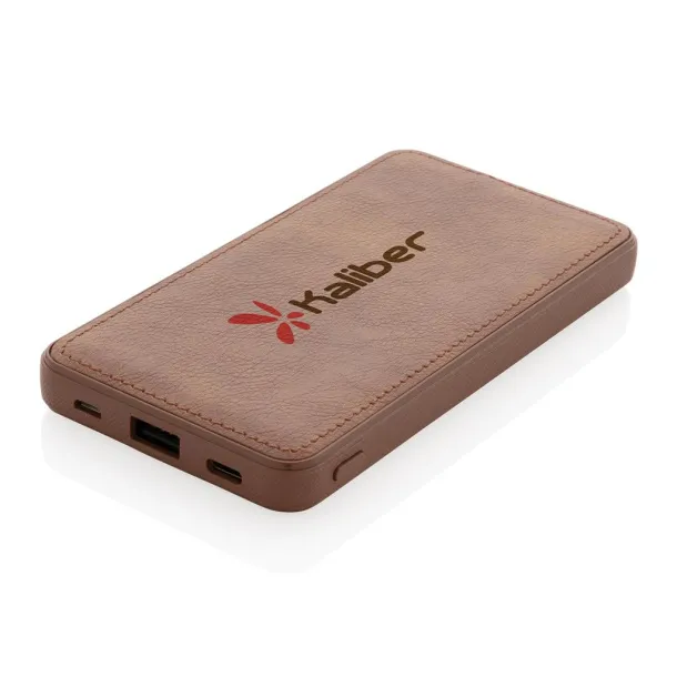  10.000 mAh (PU) kožni powerbank - XD Xclusive Smeđa