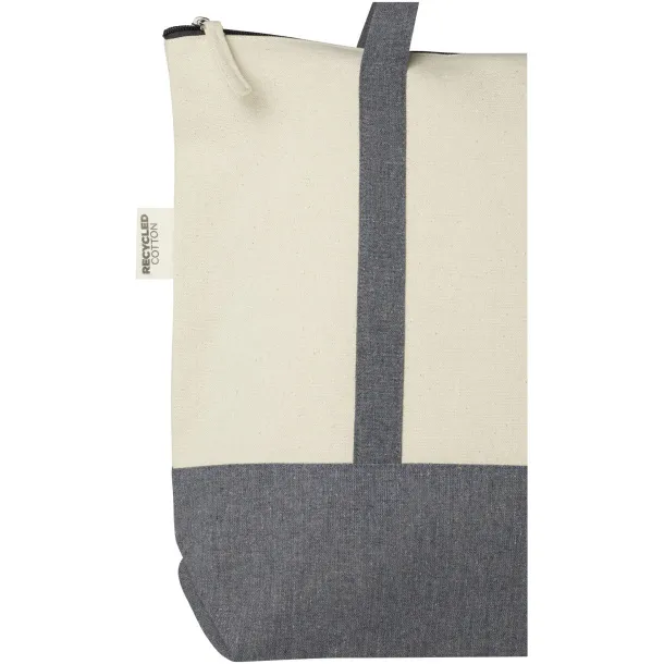 Repose 10L torba od recikliranog pamuka s patentnim zatvaračem 320 g/m² Prirodna Heather grey
