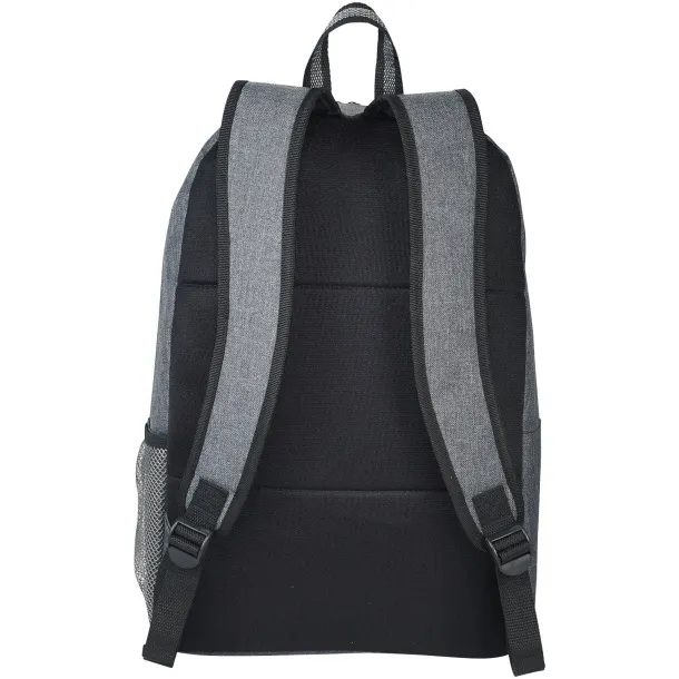 Graphite Deluxe 15" laptop backpack - Avenue Heather grey