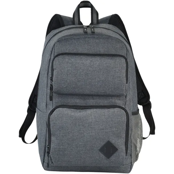 Graphite Deluxe 15" laptop backpack - Avenue Heather grey