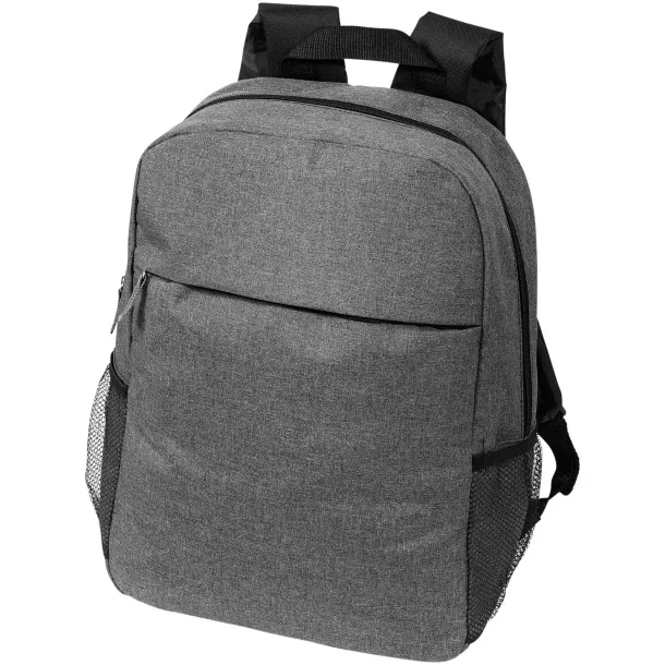 Hoss 15" laptop backpack Heather medium grey