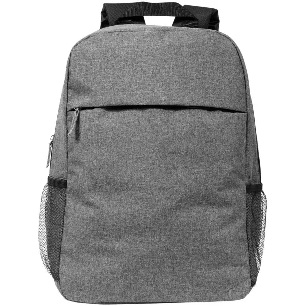 Hoss 15" laptop backpack Heather medium grey