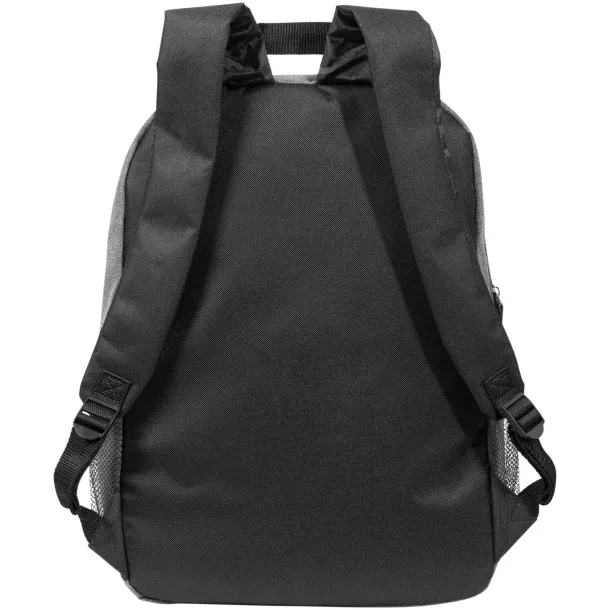 Hoss 15" laptop backpack Heather medium grey