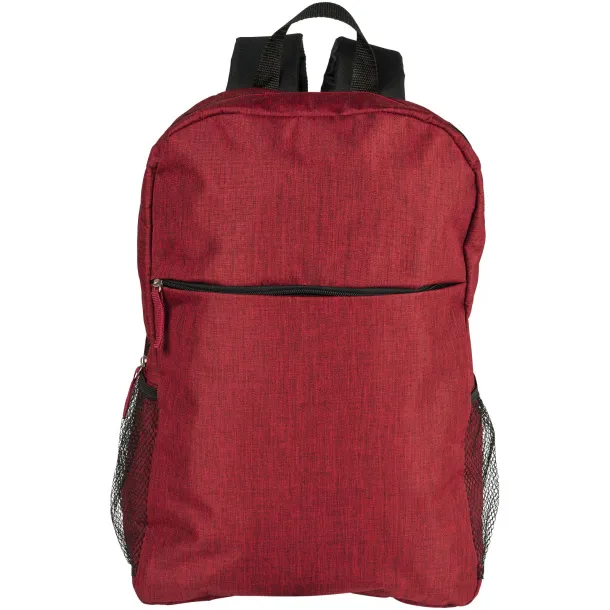 Hoss 15" laptop backpack Heather dark red