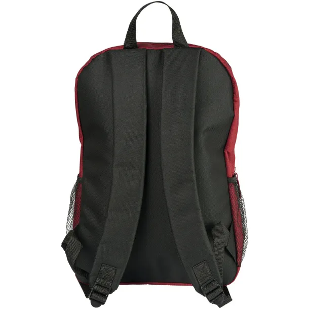 Hoss 15" laptop backpack Heather dark red