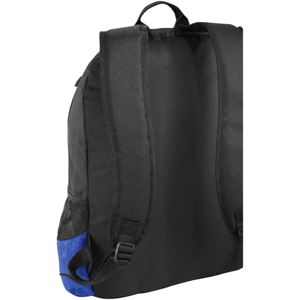 Benton 15" laptop backpack Solid black Royal blue