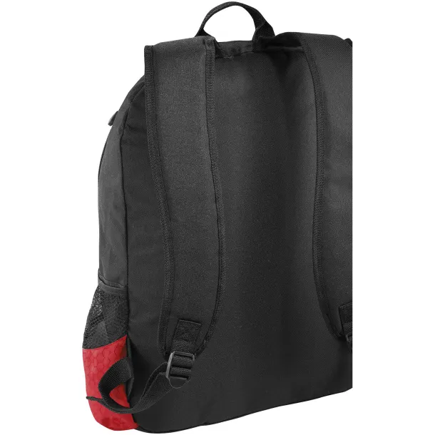 Benton 15" laptop backpack Solid black Red