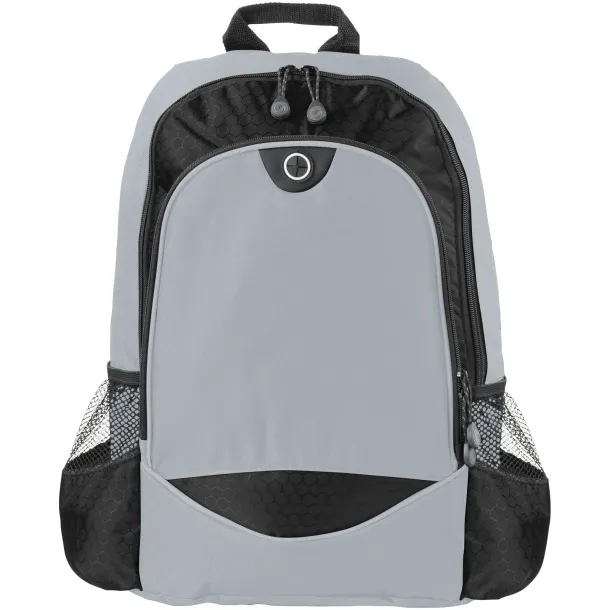 Benton 15" laptop backpack Solid black Grey