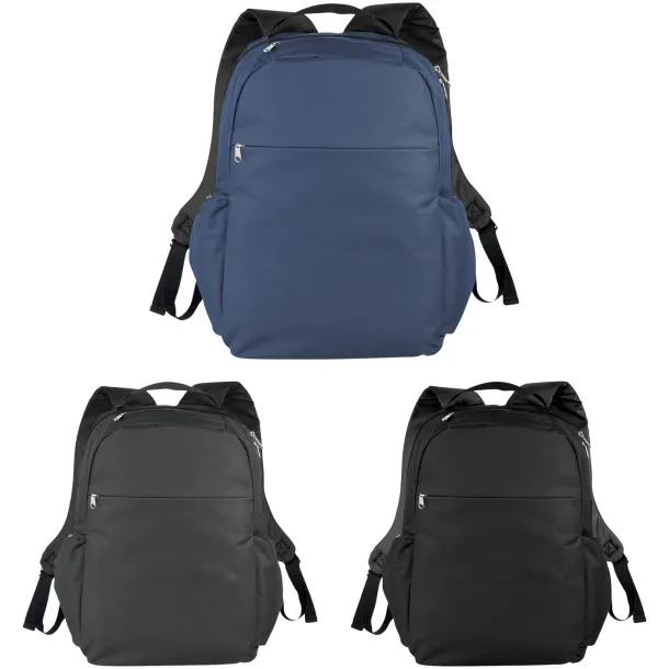 Slim 15" laptop backpack - Unbranded Solid black