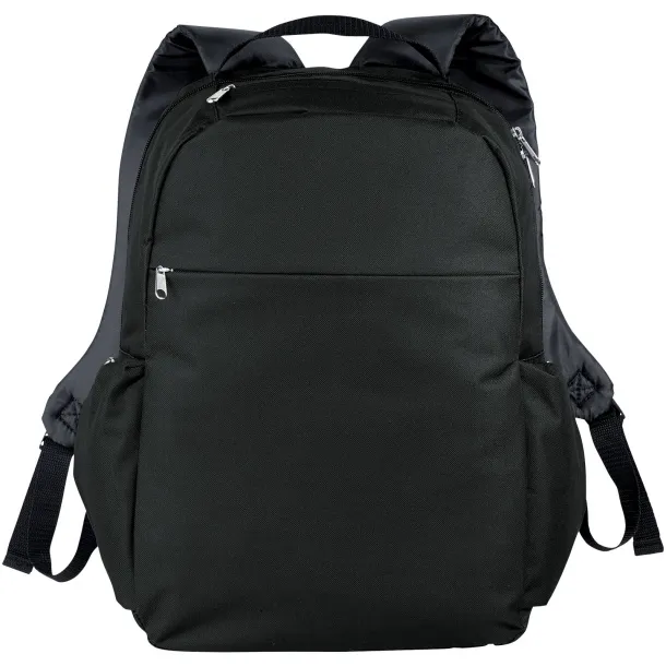 Slim 15" laptop backpack - Unbranded Solid black