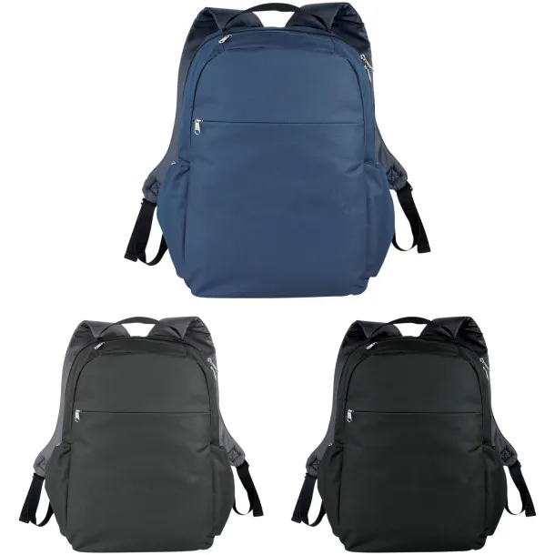 Slim 15" laptop backpack - Unbranded Solid black