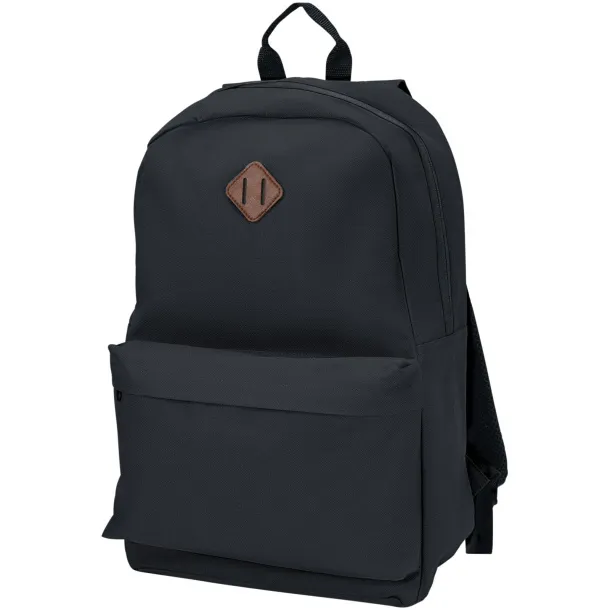 Stratta 15" laptop backpack Solid black