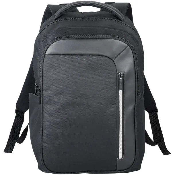 Vault RFID 15" laptop backpack Solid black