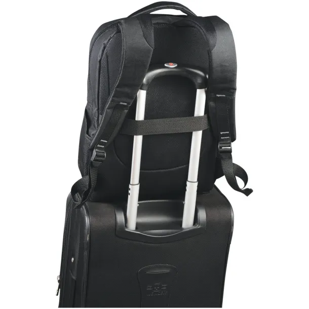 Vault RFID 15" laptop backpack Solid black