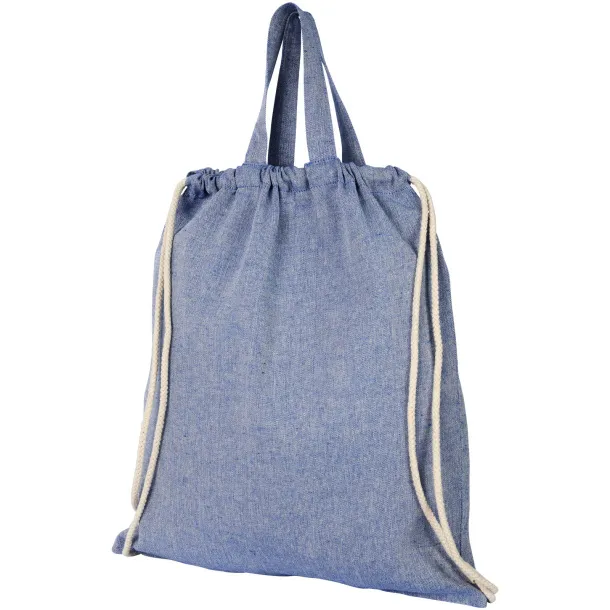 Pheebs 150 g/m² reciklirana torba s vezicama - Unbranded Heather blue