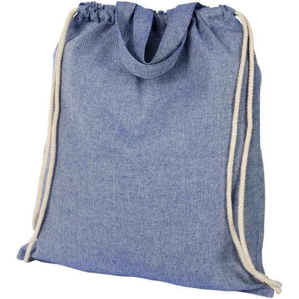 Pheebs 150 g/m² reciklirana torba s vezicama - Unbranded Heather blue