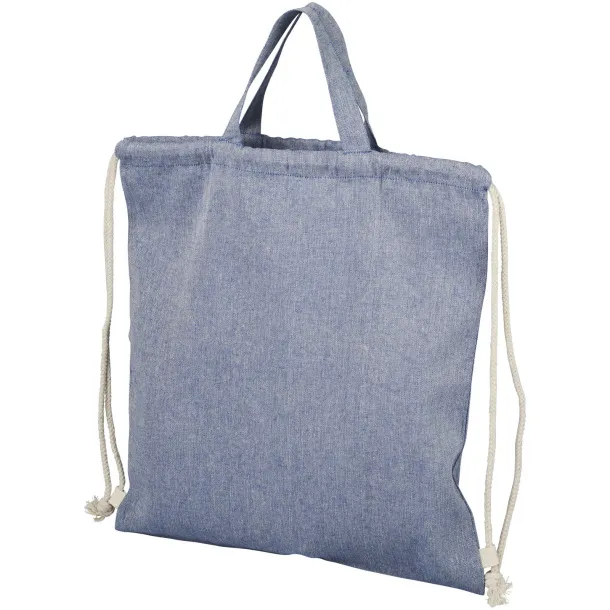 Pheebs 150 g/m² reciklirana torba s vezicama - Unbranded Heather blue