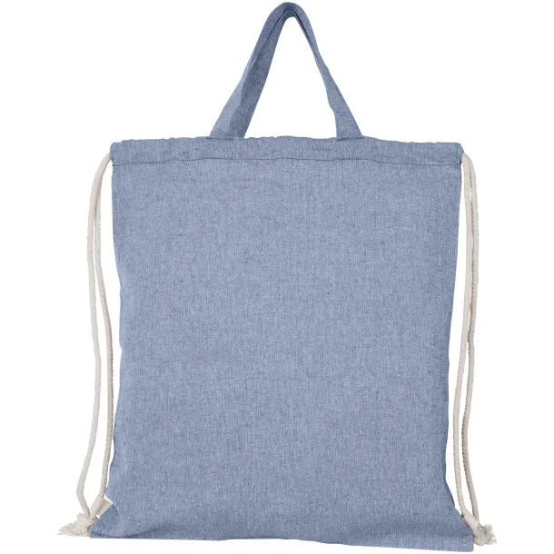 Pheebs 150 g/m² reciklirana torba s vezicama - Unbranded Heather blue