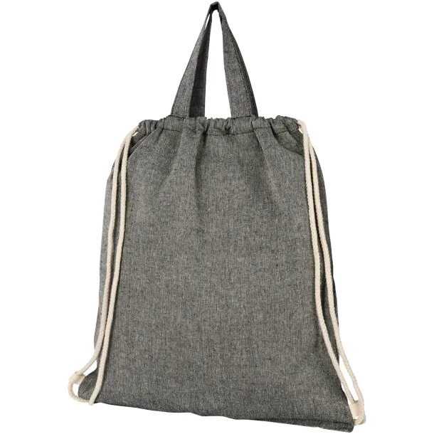 Pheebs 150 g/m² reciklirana torba s vezicama - Unbranded Heather black