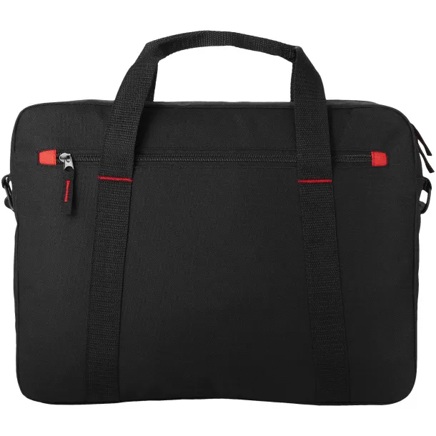 Vancouver 15.4" laptop bag - Bullet Solid black Red