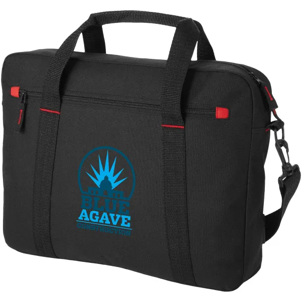 Vancouver 15.4" laptop bag - Bullet Crna Red