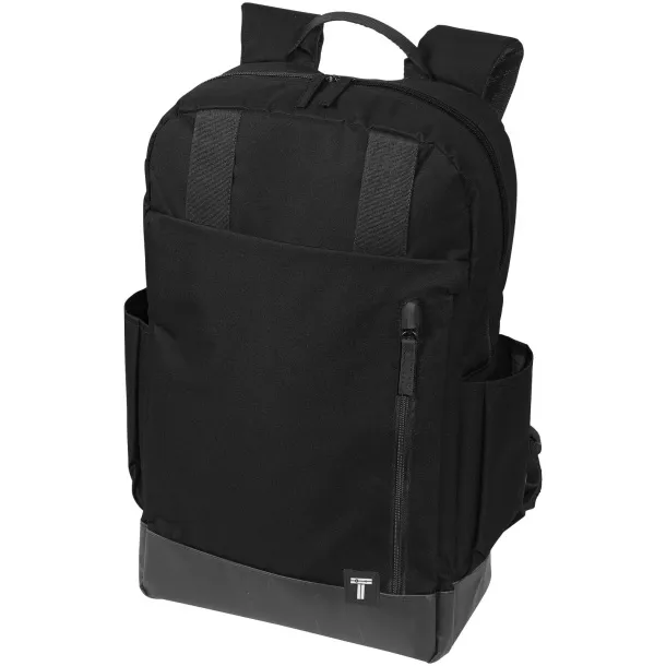 Compu 15.6" laptop backpack Solid black