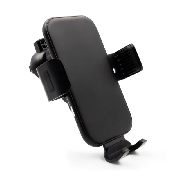 Skyler Mobile phone holder for car, wireless charger 15W Crna